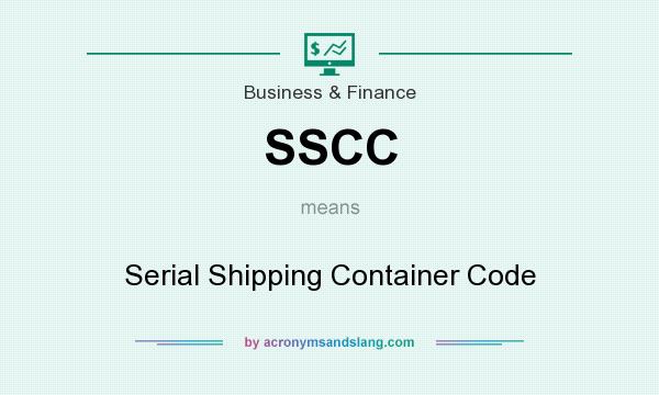 SSCC碼（系列貨運(yùn)包裝箱代碼）