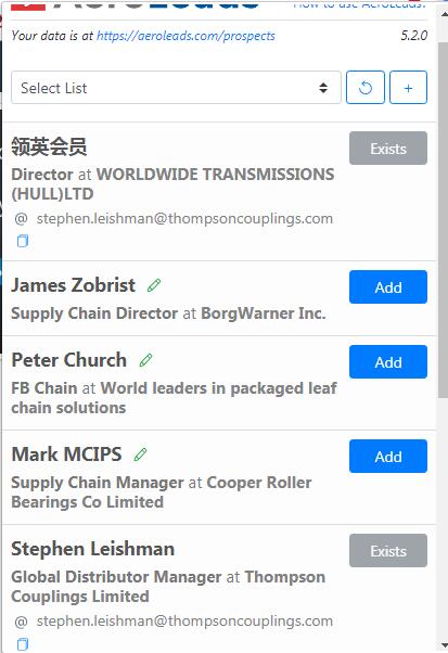 AeroLeads - 領英外貿客戶開發(fā)工具