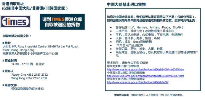 Lazada跨境部退貨流程及政策